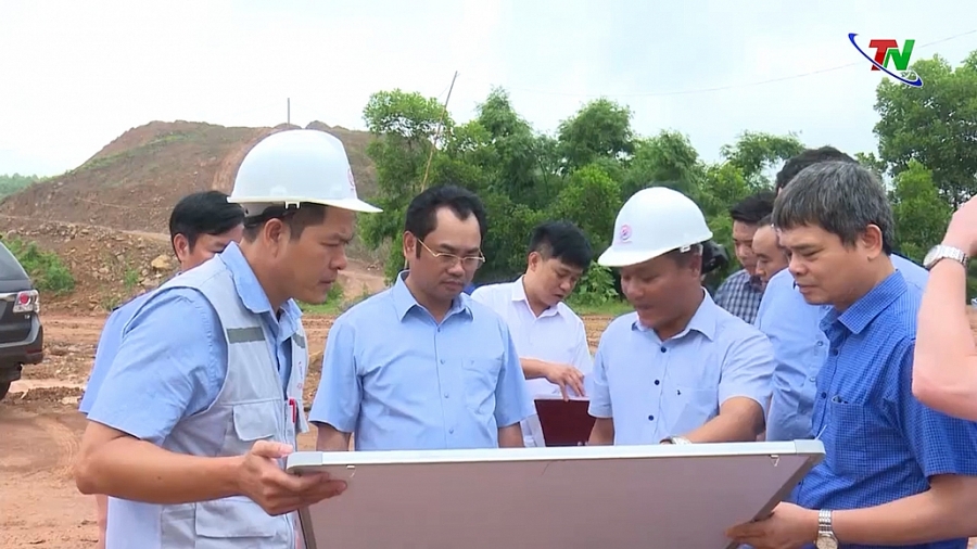Chủ tịch UBND tỉnh kiểm tra tiến độ dự án Tuyến đường liên kết, kết nối các tỉnh Thái Nguyên - Bắc Giang - Vĩnh Phúc