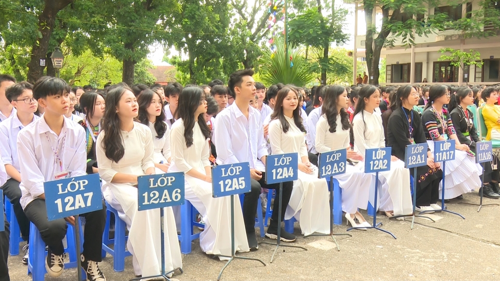 [Photo] Thái Nguyên: Rộn ràng không khí khai giảng năm học mới 2022-2023