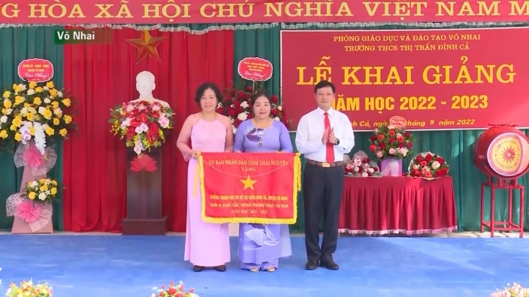 Trường THCS thị trấn Đình Cả, huyện Võ Nhai khai giảng năm học mới