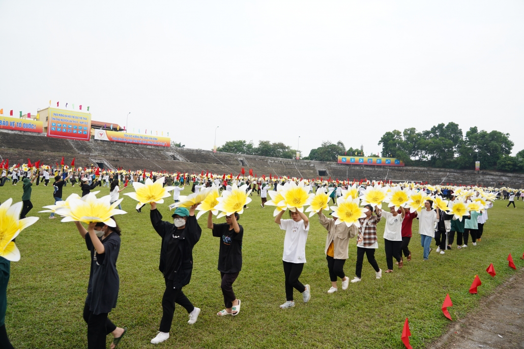 [Photo] Tích cực tập luyện chuẩn bị cho Đại hội Thể dục thể thao tỉnh Thái Nguyên
