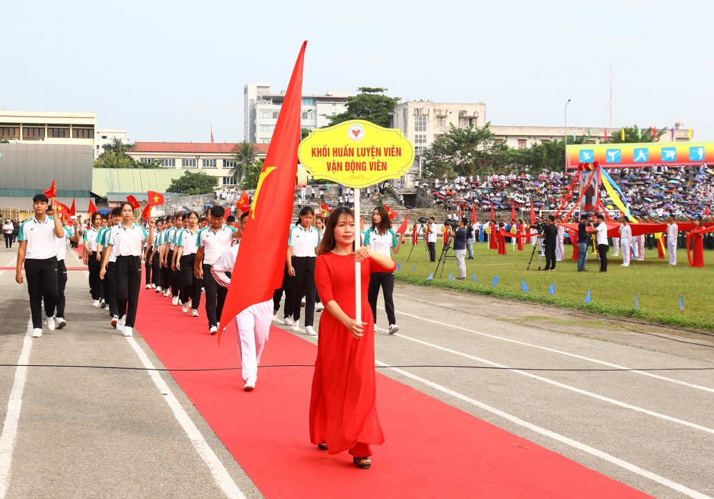 [Photo] Những hình ảnh ấn tượng tại Lễ Khai mạc Đại hội Thể dục thể thao tỉnh Thái Nguyên lần thứ IX