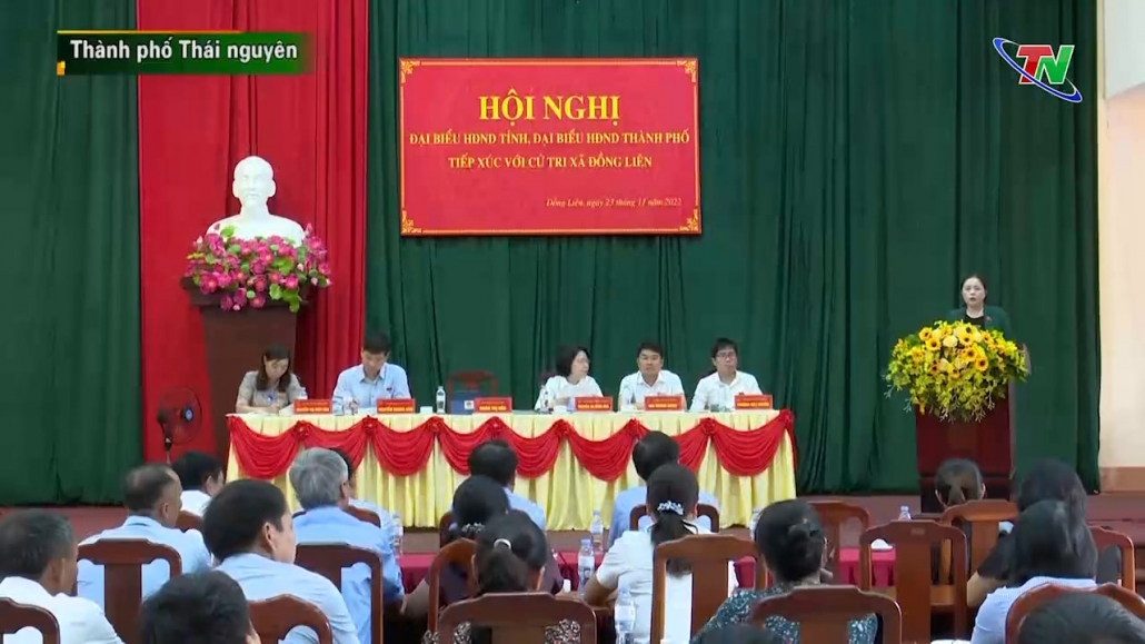 Đại biểu HĐND tỉnh tiếp xúc cử tri tại xã Đồng Liên, thành phố Thái Nguyên