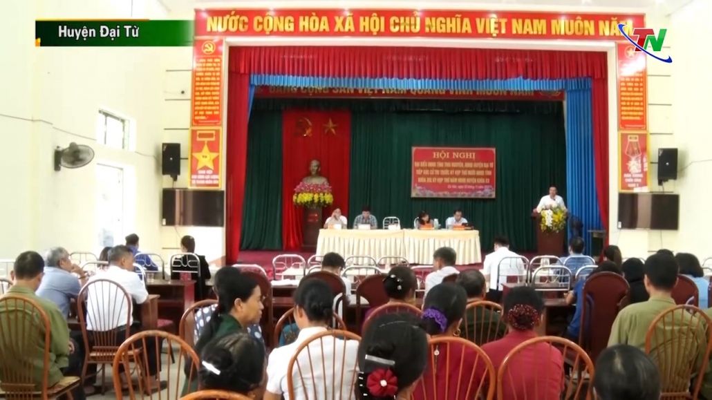 Đại biểu HĐND tỉnh tiếp xúc cử tri tại huyện Đại Từ