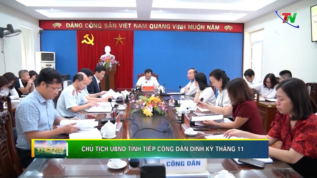 Chủ tịch UBND tỉnh tiếp công dân định kỳ tháng 11