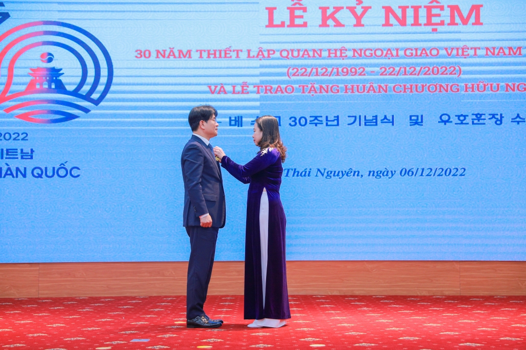 Thái Nguyên: Kỷ niệm 30 năm thiết lập quan hệ ngoại giao Việt Nam - Hàn Quốc