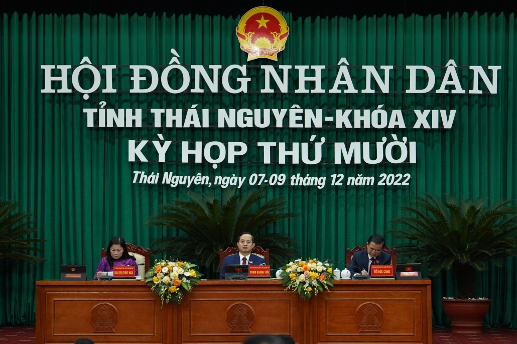 Tổng hợp hình ảnh Kỳ họp thứ Mười, HĐND tỉnh Thái Nguyên khoá XIV