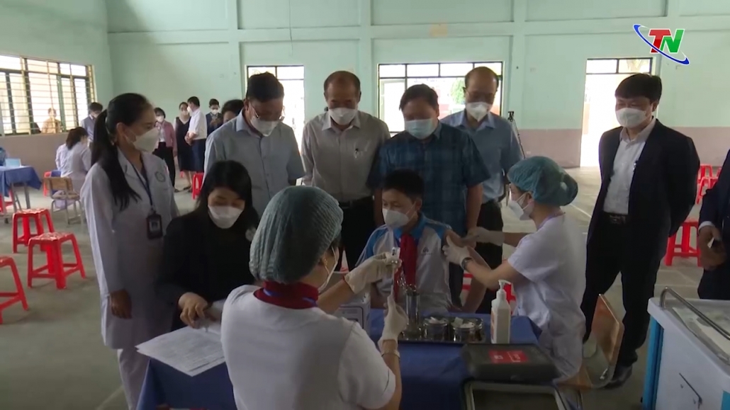 Thái Nguyên khởi động chiến dịch tiêm vắc xin phòng covid-19 cho trẻ từ 5 đến dưới 12 tuổi