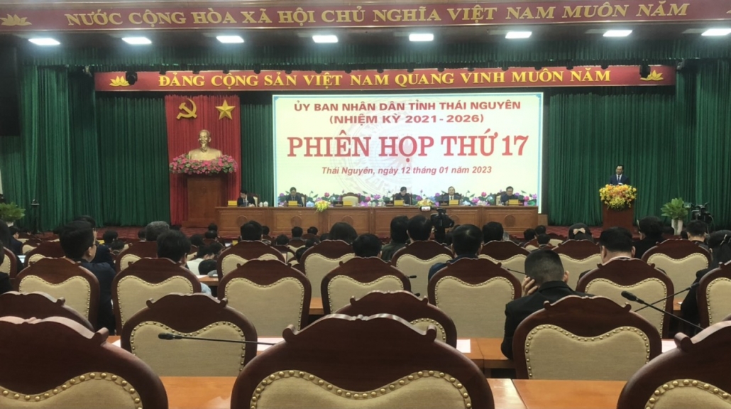 UBND tỉnh Thái Nguyên tổ chức phiên họp thứ 17, nhiệm kỳ 2021-2026