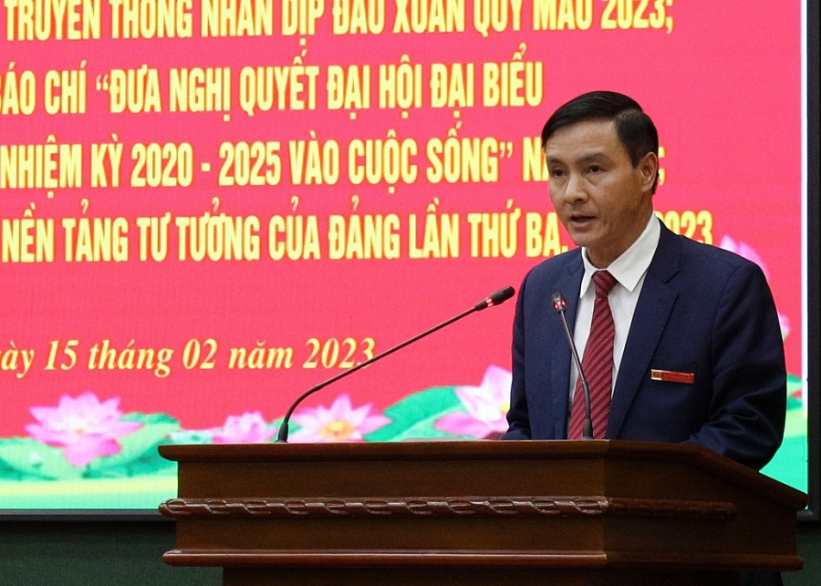 Trao giải Cuộc thi báo chí “Đưa Nghị quyết Đại hội đại biểu Đảng bộ tỉnh Thái Nguyên lần thứ XX, nhiệm kỳ 2020-2025 vào cuộc sống” năm 2022