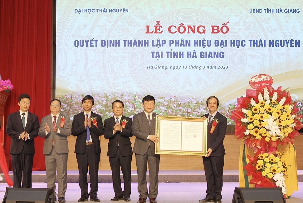 Thành lập Phân hiệu Đại học Thái Nguyên tại tỉnh Hà Giang