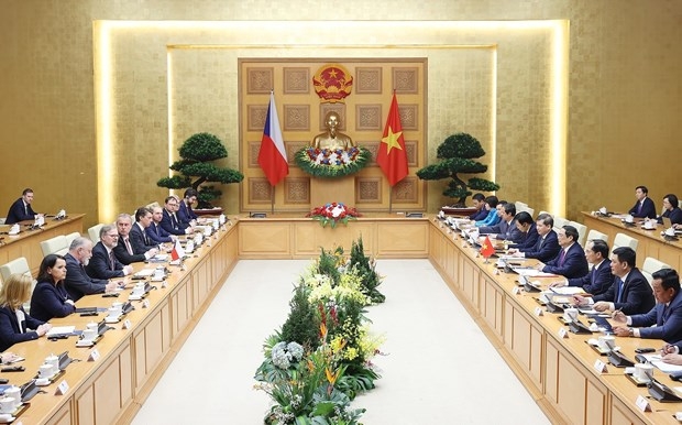 Thủ tướng Phạm Minh Chính hội đàm với Thủ tướng CH Séc Petr Fiala