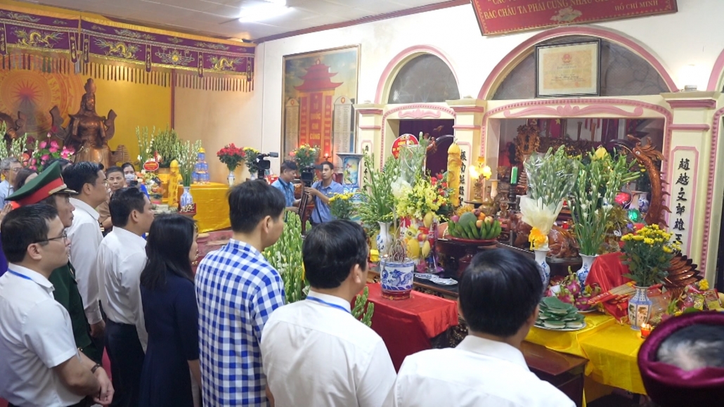 Trang trọng Lễ Giỗ Tổ tại đình Hùng Vương, thành phố Thái Nguyên