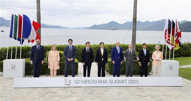 Hoi nghi thuong dinh G7 tai Hiroshima ra tuyen bo chung hinh anh 1