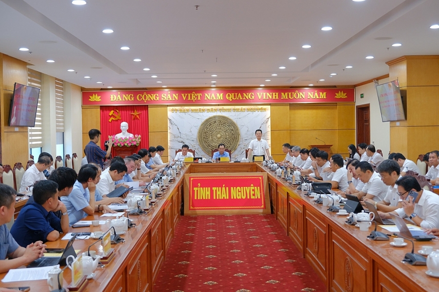 UBND tỉnh Thái Nguyên làm việc với Tổng Công ty Điện lực miền Bắc