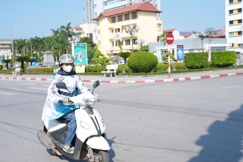 Trung tâm TP Thái Nguyên dưới nắng nóng 41 độ C