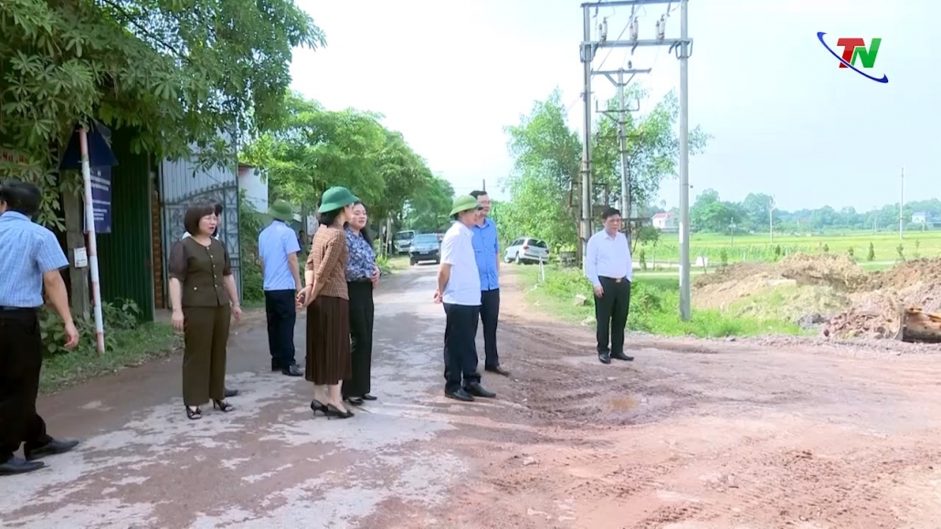 Lãnh đạo tỉnh kiểm tra một số dự án trọng điểm trên địa bàn huyện Phú Bình