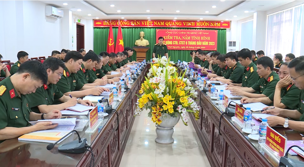 Kiểm tra công tác Đảng, công tác chính trị tại Bộ CHQS tỉnh Thái Nguyên