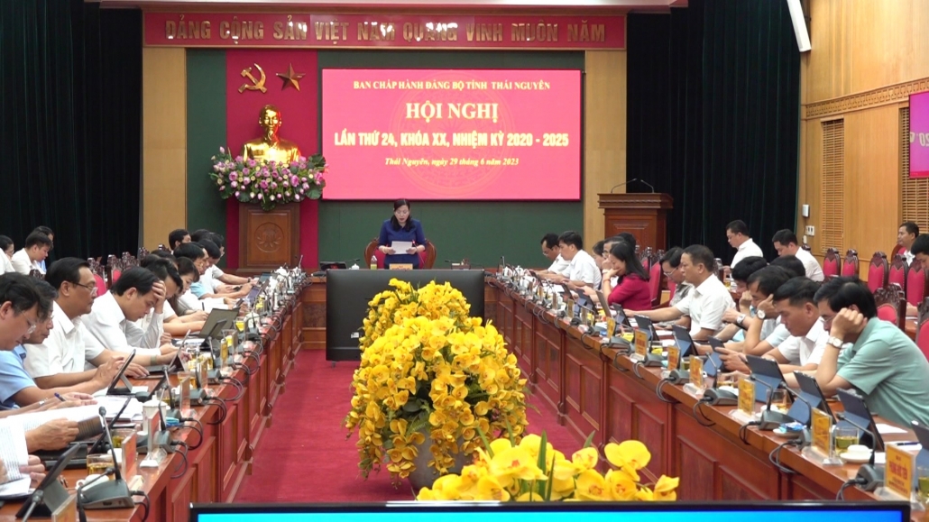 Hội nghị Ban Chấp hành Đảng bộ tỉnh lần thứ 24, khóa XX, nhiệm kỳ 2020-2025