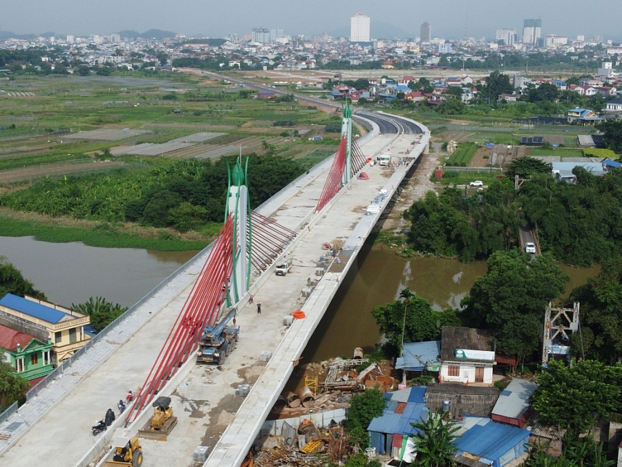 [Photo] TP Thái Nguyên: Phấn đấu thông xe cầu Huống Thượng trong tháng 9/2023