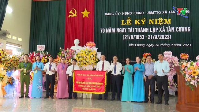 Kỉ niệm 70 năm ngày tái thành lập xã Tân Cương, TP Thái Nguyên