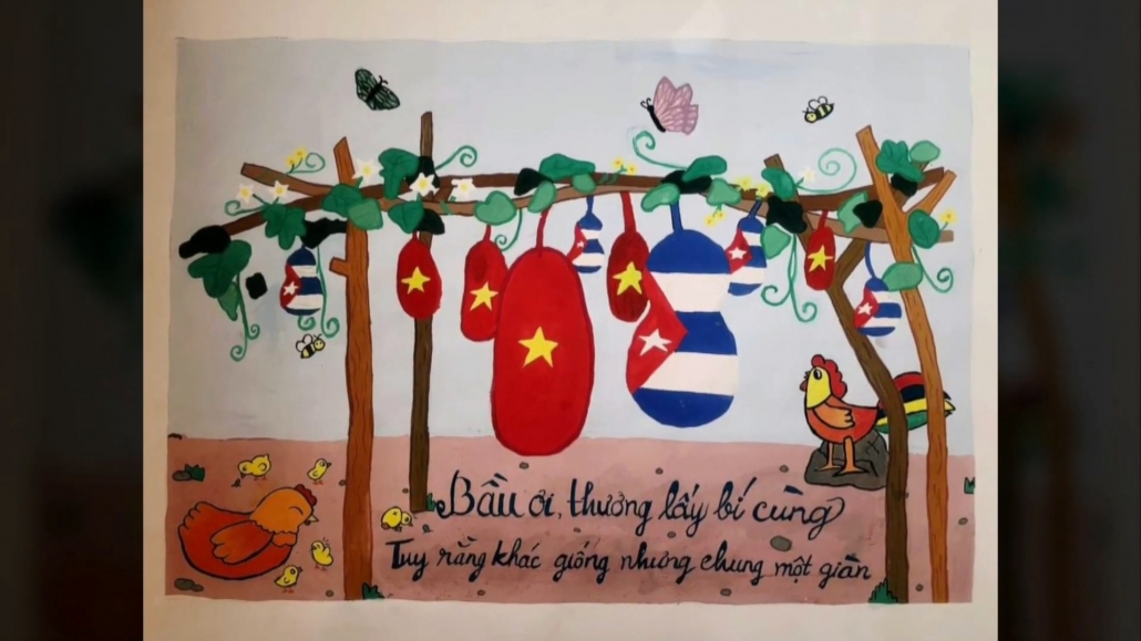 Học sinh Thái Nguyên đoạt giải ba Cuộc thi vẽ tranh hữu nghị Việt Nam - Cu Ba