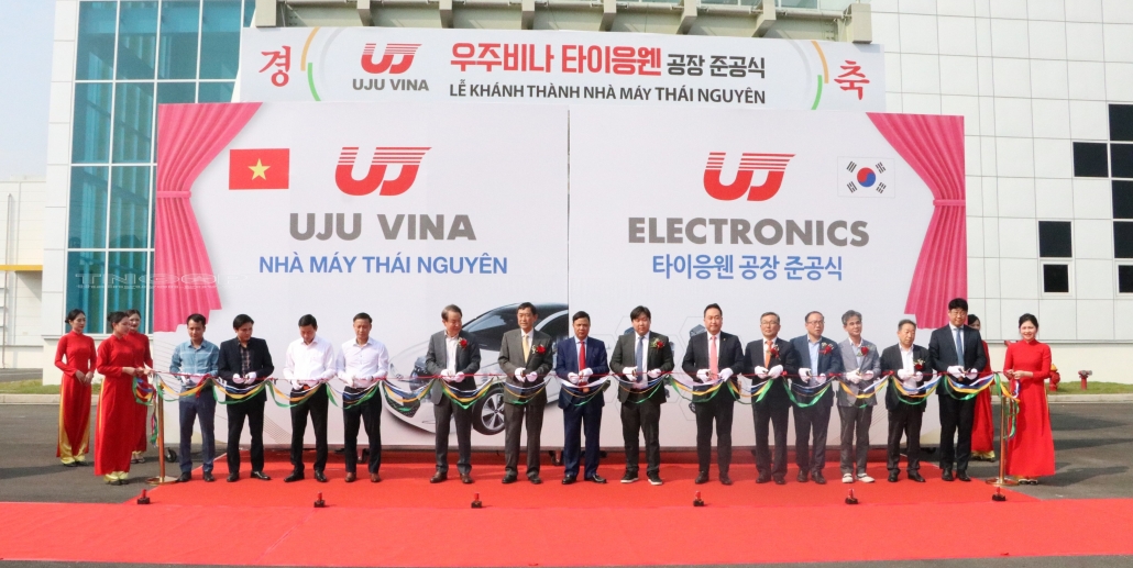 Inaugurate UJU Vina Thai Nguyen factory in Diem Thuy Industrial Park