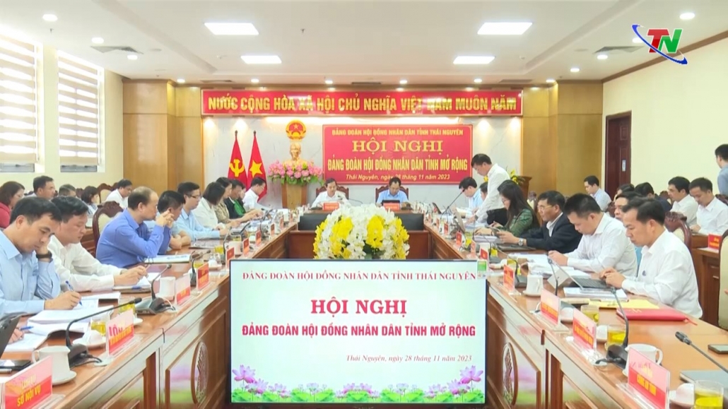 Hội nghị Đảng đoàn HĐND tỉnh Thái Nguyên mở rộng