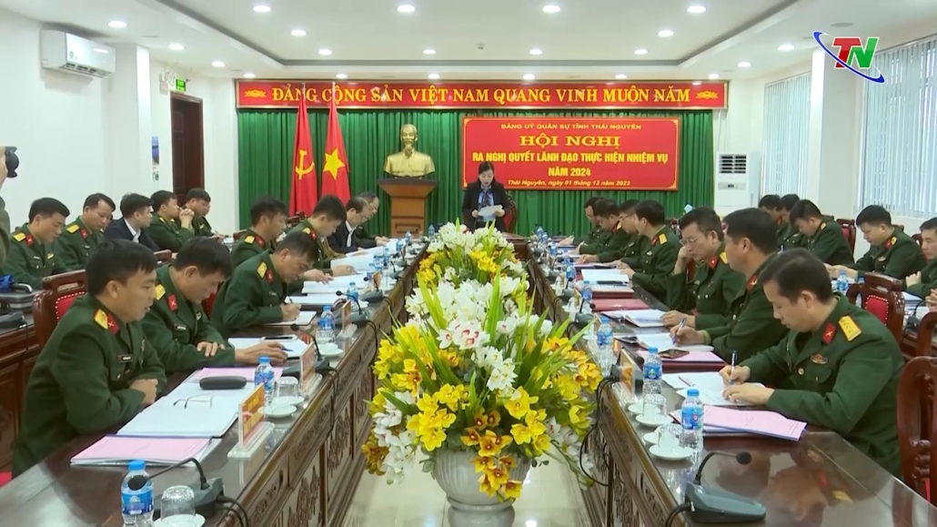 Đảng ủy Quân sự tỉnh ra Nghị quyết lãnh đạo thực hiện nhiệm vụ năm 2024