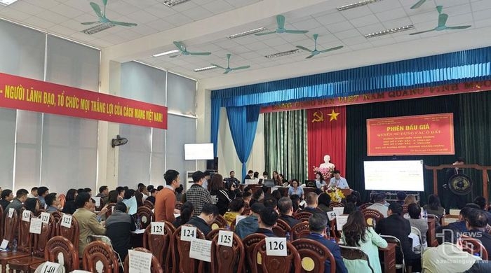 Thai Nguyen city: Collect nearly 421 billion VND through 2 days of land auction