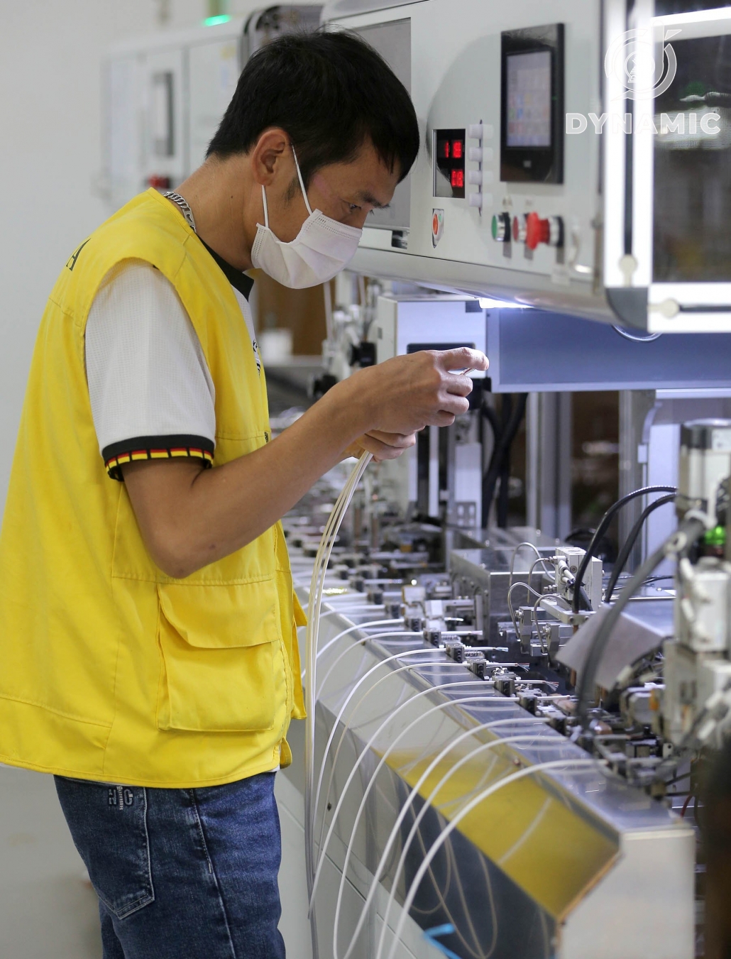 Inside DKD Vina phone charger manufacturing company