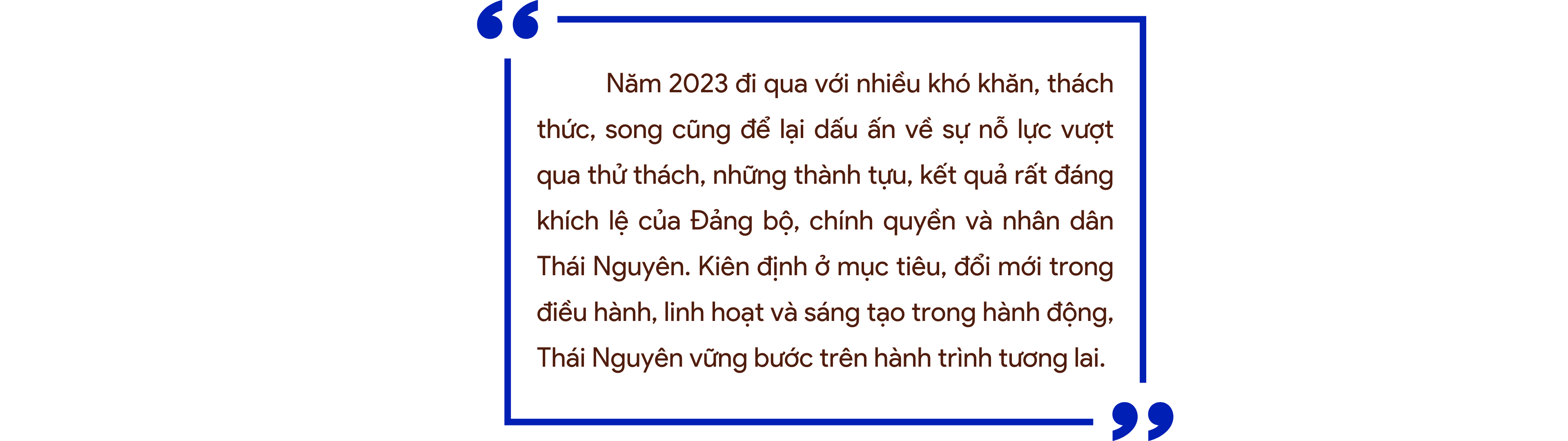 [Megastory] Thái Nguyên đi qua năm 2023