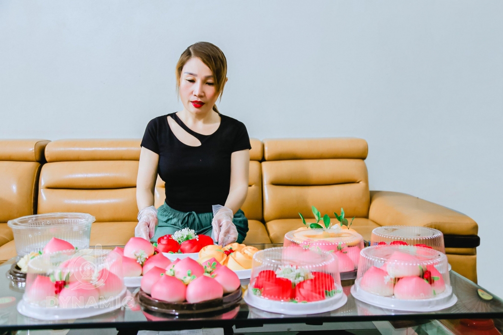Artistic cake trend in Thai Nguyen