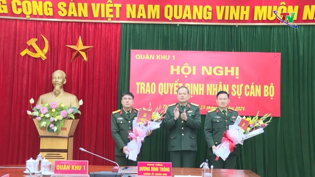 Bộ Quốc phòng trao quyết định bổ nhiệm chức vụ Chỉ huy trưởng Bộ CHQS tỉnh Thái Nguyên
