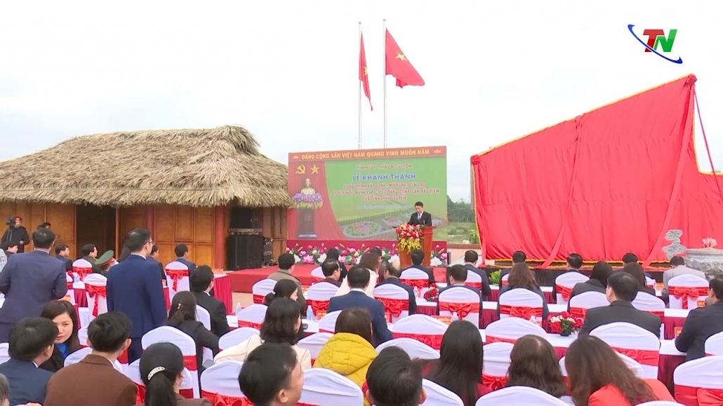 Khánh thành công trình “Nơi thành lập cơ sở Đảng đầu tiên của Đảng bộ tỉnh Thái Nguyên”