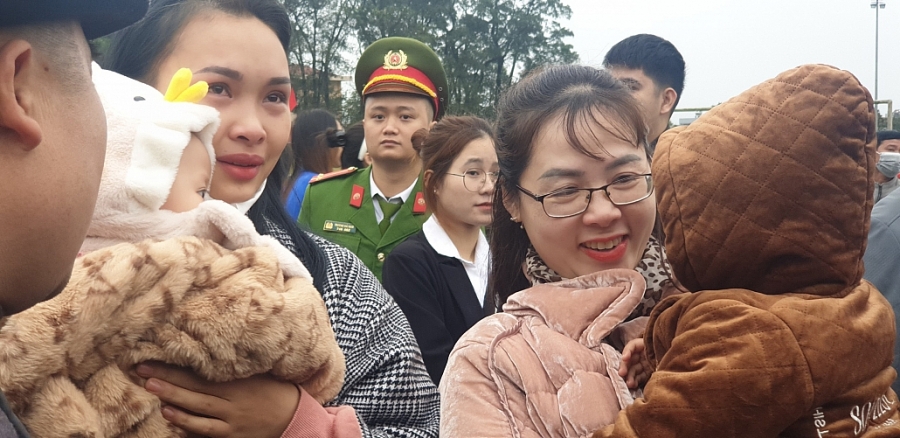 [Photo]Thái Nguyên: Không khí náo nức lễ giao nhận quân tại Phổ Yên, Sông Công, Phú Bình