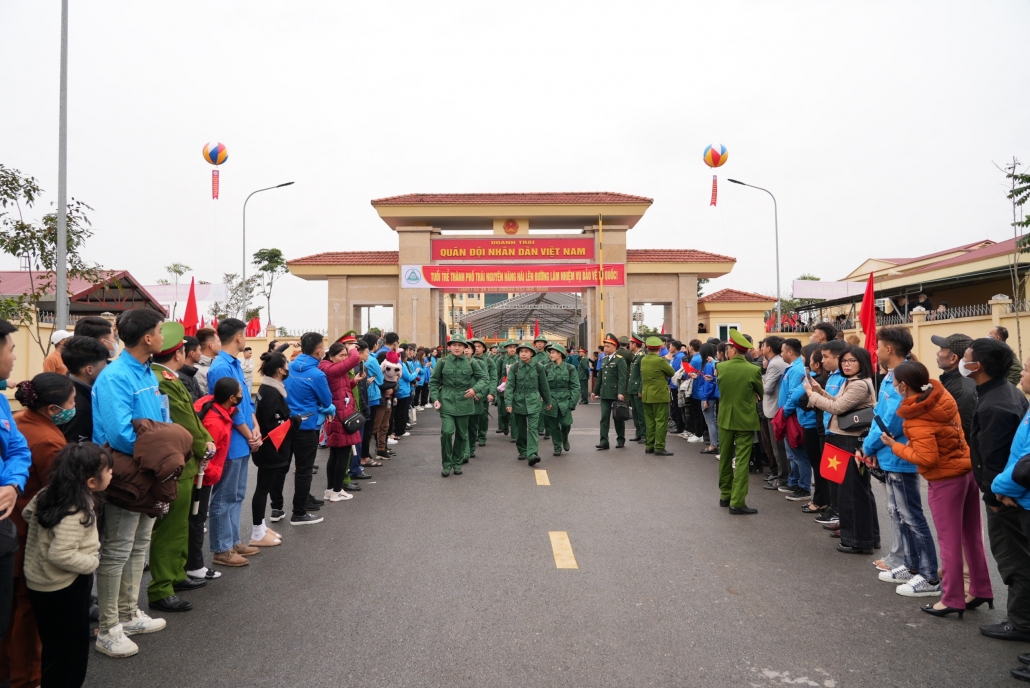 [Photo] Những hình ảnh tại Lễ giao nhận quân năm 2024 tại Thành phố Thái Nguyên và huyện Đại Từ