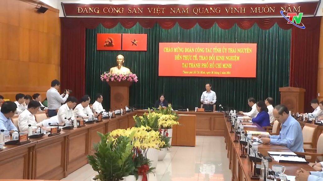 Đoàn công tác tỉnh Thái Nguyên thực tế, trao đổi kinh nghiệm tại TP Hồ Chí Minh