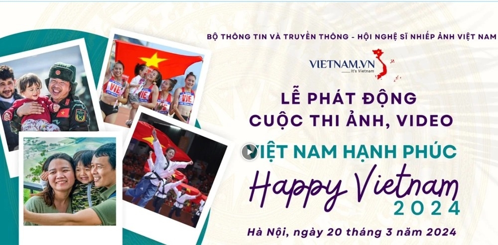 LAUNCHING PHOTO AND VIDEO CONTEST "HAPPY VIETNAM" 2024
