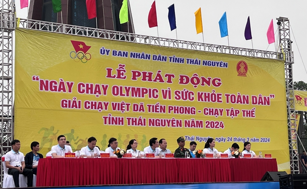[Trực tuyến] Lễ phát động "Ngày chạy Olympic vì sức khoẻ toàn dân" và Giải chạy Việt dã tiền phong - Chạy tập thể tỉnh Thái Nguyên năm 2024