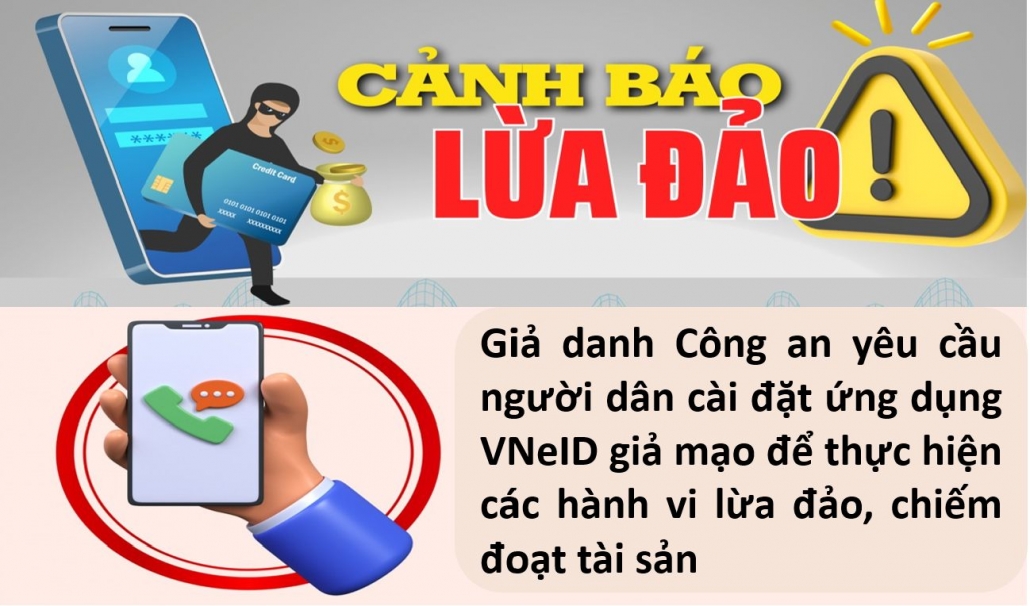 TP Thái Nguyên: Mất hàng trăm triệu đồng do bị lừa đảo giả danh cơ quan công an hướng dẫn cài đặt VNEID