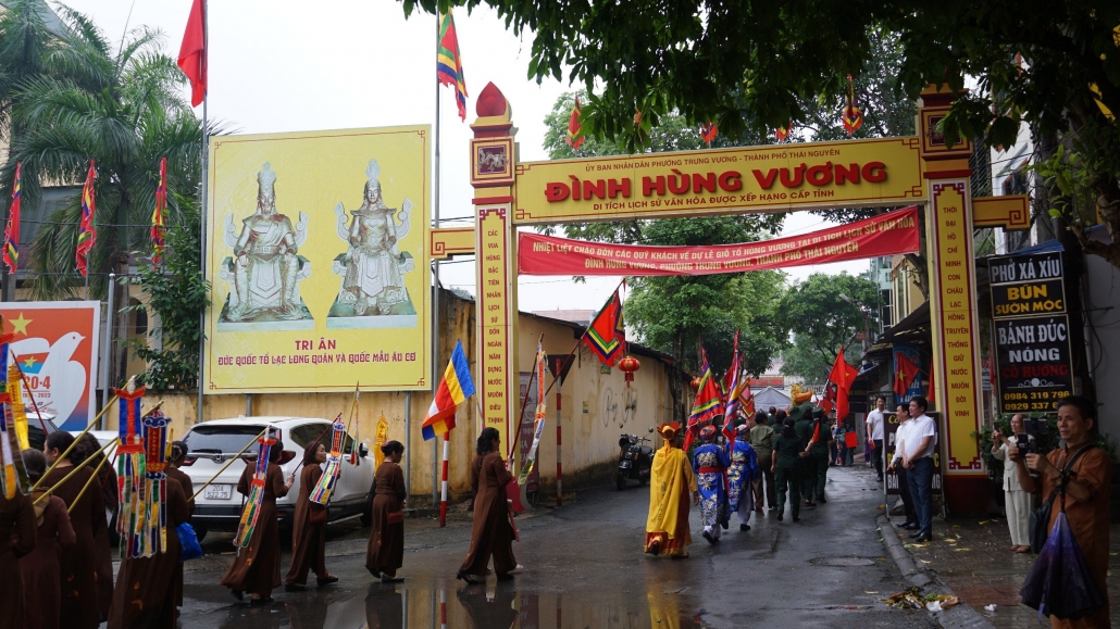 [Photo] Trang trọng Lễ giỗ Tổ tại đình Hùng Vương, thành phố Thái Nguyên
