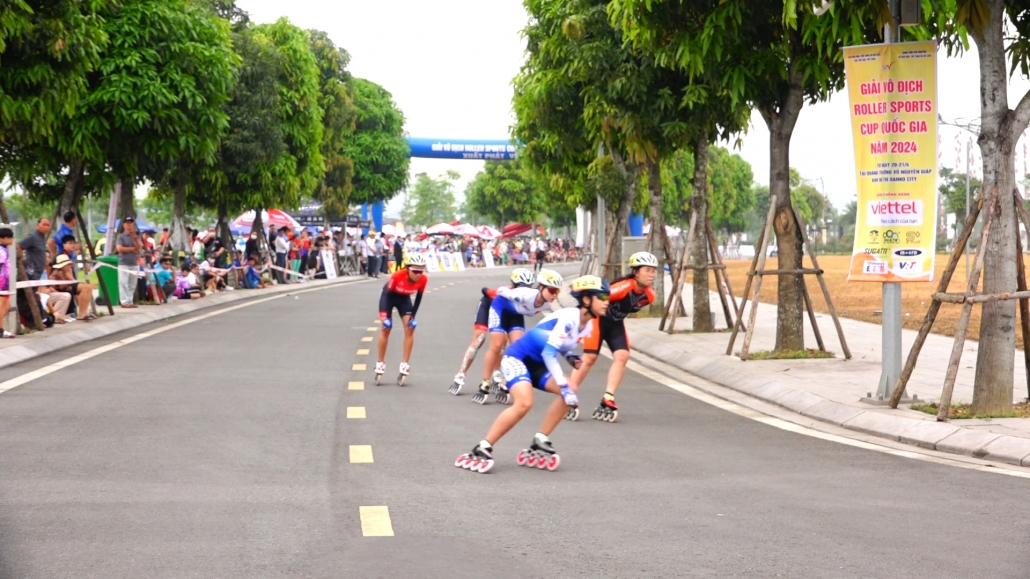 Tranh tài ở Giải vô địch Roller Sports Cup quốc gia và Giải chạy bán Marathon mở rộng tỉnh Thái Nguyên