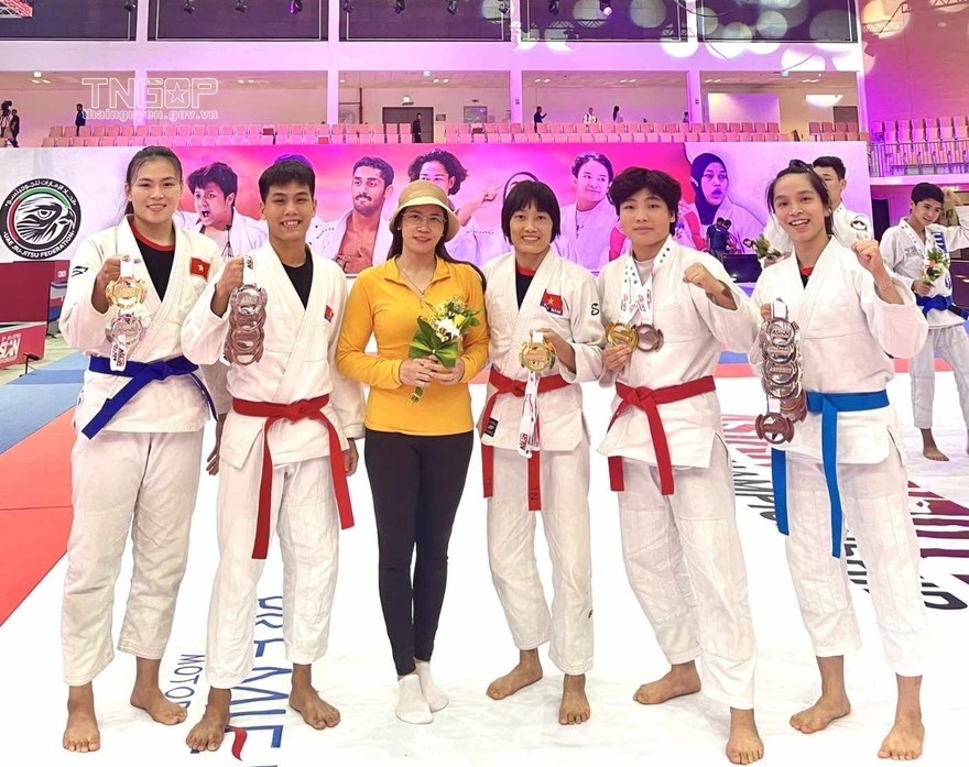 Thai Nguyen’s athletes win 14 medals at Jujitsu Asian Youth Championship 2024