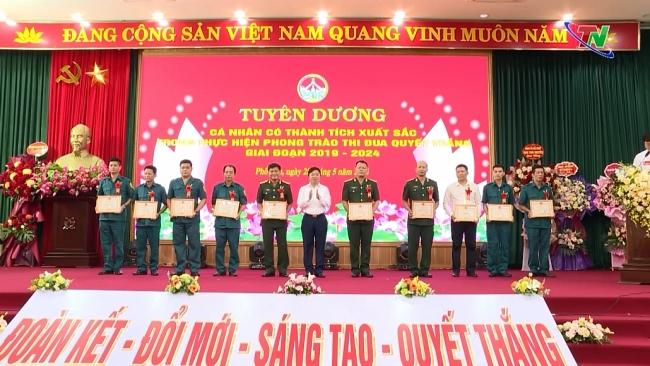 Lực lượng vũ trang thành phố Phổ Yên 5 năm liền dẫn đầu phong trào thi đua quyết thắng của LLVT tỉnh
