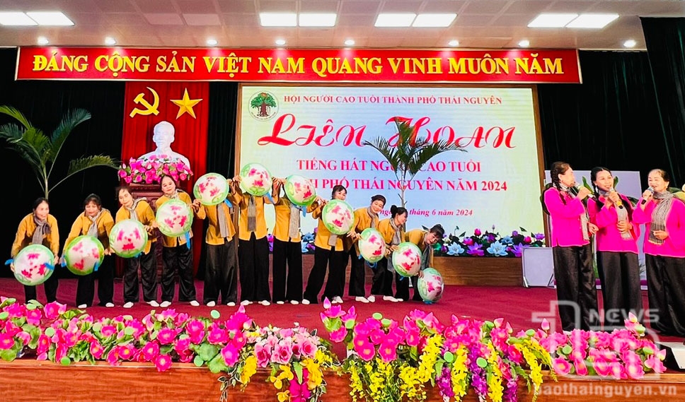 Thai Nguyen City: Exciting Elderly People's Singing Festival