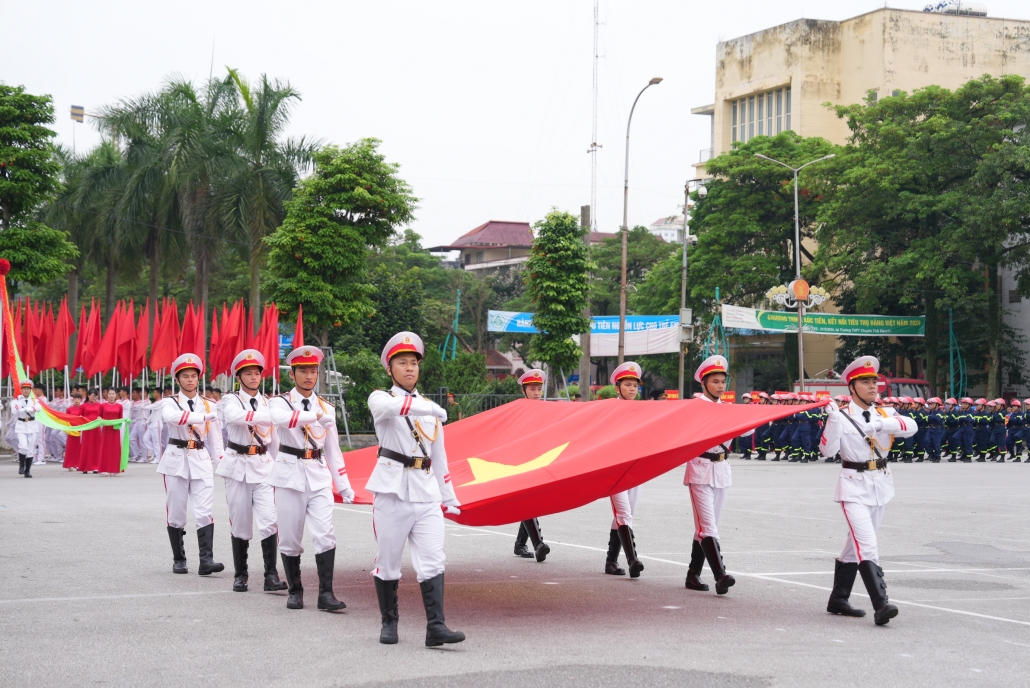 [Photo] Sôi nổi Hội thi tổ liên gia PCCC toàn quốc vòng 2 khu vực 1 tại Thái Nguyên