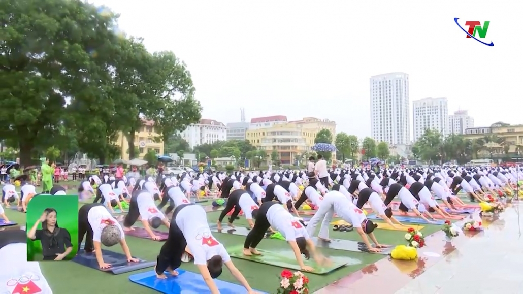 Chào mừng Ngày Quốc tế Yoga & Hưởng ứng Ngày OLYMPIC tại tỉnh Thái Nguyên năm 2024