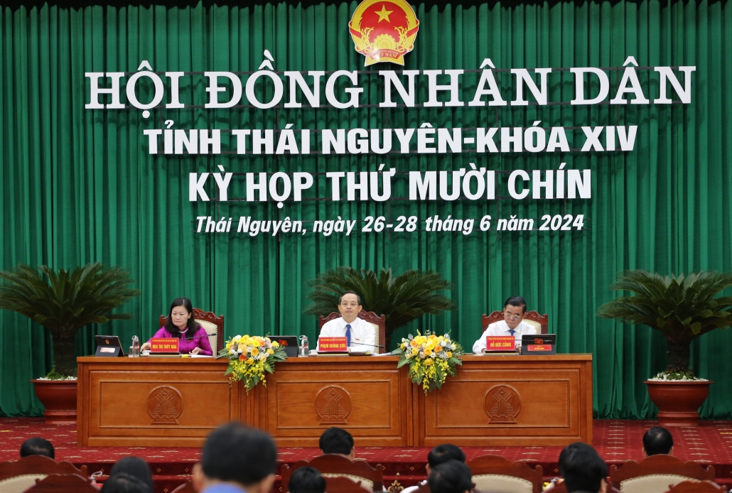 [Trực tuyến] Khai mạc Kỳ họp thứ mười chín HĐND tỉnh Thái Nguyên khóa XIV, nhiệm kỳ 2021-2026