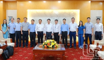 A high-ranking delegation of China's National Ethnic Committee visits Thai Nguyen