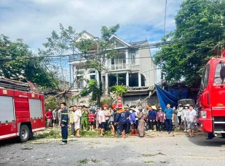 Nổ lớn ở Tân Hương, Phổ Yên khiến 3 người thương vong